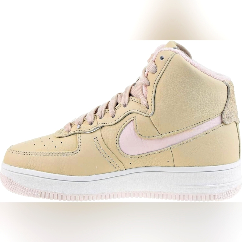 Women's NIKE AIR FORCE 1 SCULPT  AF1 HIGH SAND PINK